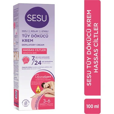 Sesu Tüy Dökücü Krem Hassas Ciltler 100