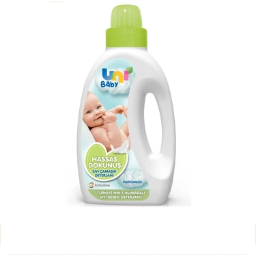 Uni Baby Hipoalerjenik Sıvı Çamaşır Deterjanı Hassas 1500 ml Beyaz ve Renkliler