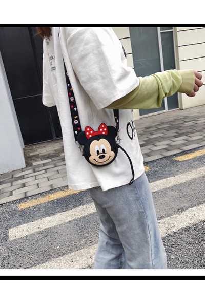 ZNK Minnie Mouse Silikon Cüzdan Çanta