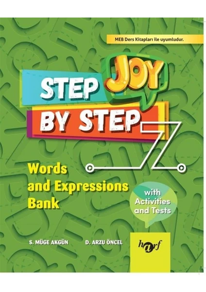 Harf Eğitim Yayıncılık Step By Step Joy 7.sınıf Words And Expressions Bank