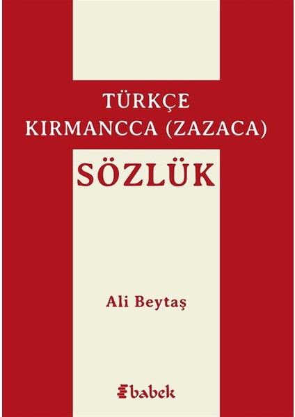 Türkçe-Kırmancca (Zazaca) Sözlük