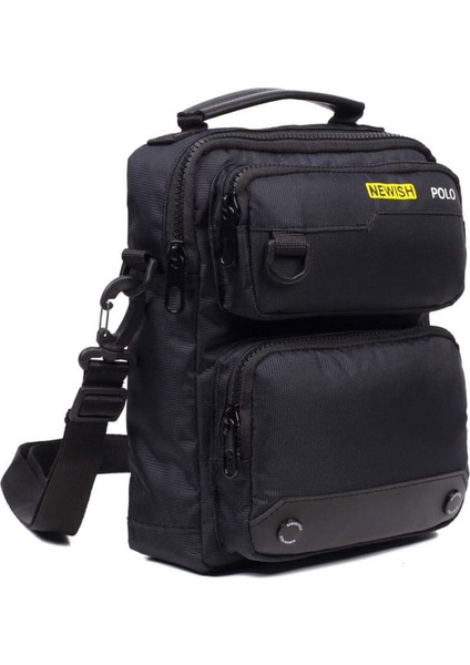 Erkek Suya Dayanıklı Siyah Çapraz Askılı El Omuz Çanta Postacı Günlük modelleri