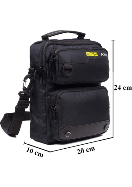 Erkek Suya Dayanıklı Siyah Çapraz Askılı El Omuz Çanta Postacı Günlük indirimleri