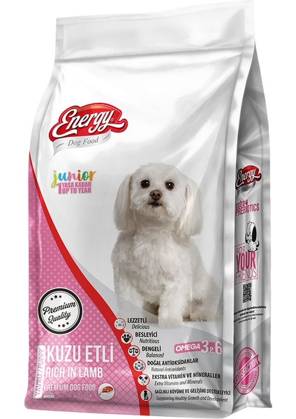Dog Food Energy Kuzu Etli Yavru Köpek Maması 3 kg