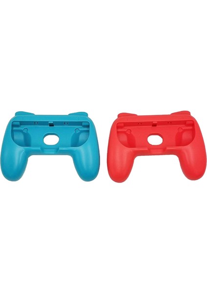 Aşınmaya Dayanıklı Kolu Kavrama Kılıf Kiti Nintendo Anahtarı Joy-Cons Için Parti Kırmızı Mavi(Yurt Dışından)