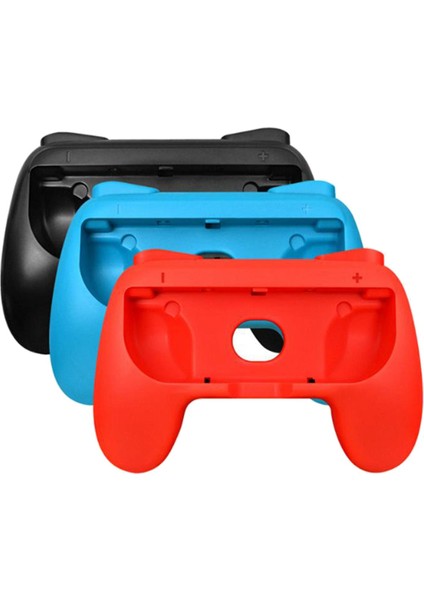 Aşınmaya Dayanıklı Kolu Kavrama Kılıf Kiti Nintendo Anahtarı Joy-Cons Için Parti Kırmızı Mavi(Yurt Dışından)
