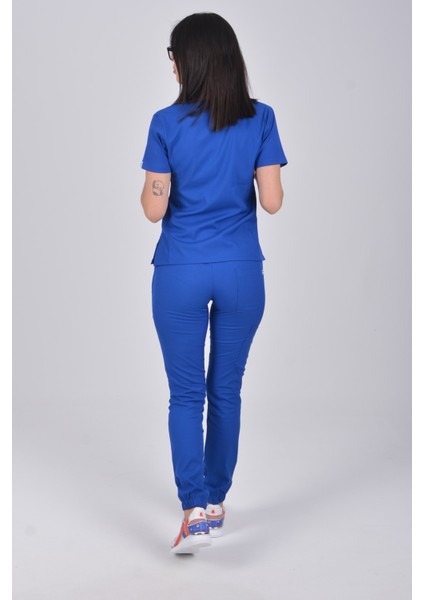 Saks Mavi Likralı Jogger Alt Üst Takım fiyatları
