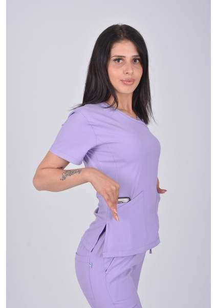 Lila Likralı Jogger Alt Üst Takım indirimleri