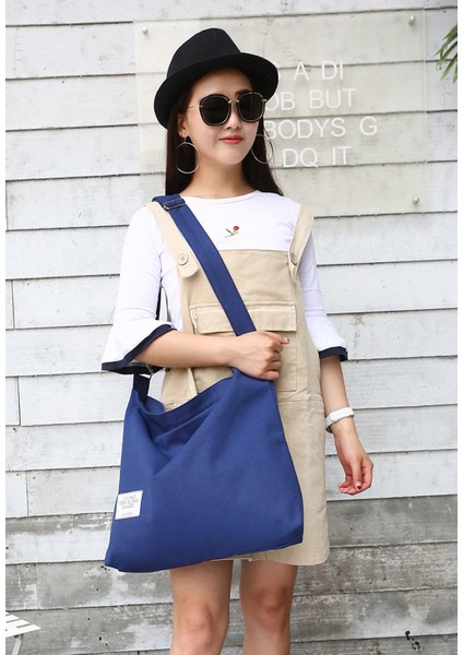 Covelin Kadın Retro Büyük Boy Kanvas Omuz Çantası (Yurt Dışından) fiyatları