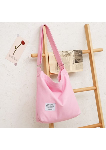 Covelin Kadın Retro Büyük Boy Kanvas Omuz Çantası (Yurt Dışından) fiyatları