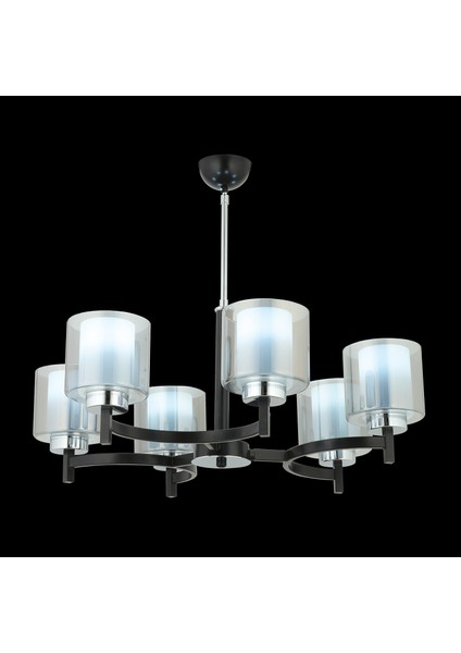 Gözen 6'lı Sarkıt Avize - Siyah Krom fiyatları