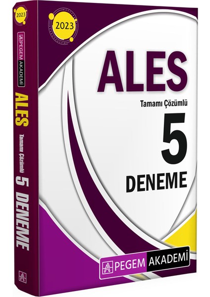ALES 2023 Tamamı Çözümlü 5 Deneme