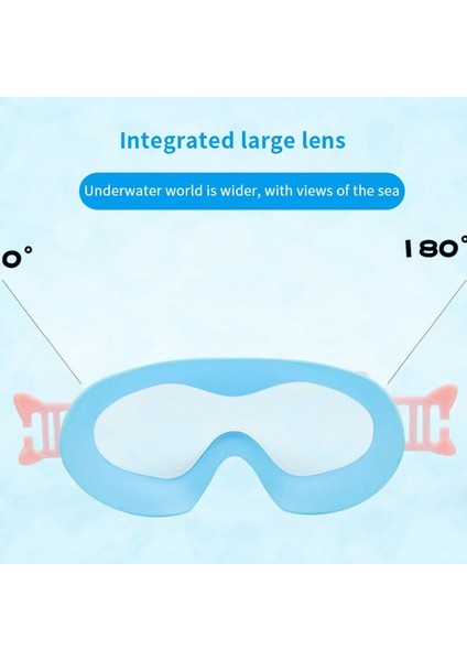 Yuelang Yeni Geniş Açı Anti Sis Uv Çocuk Yüzücü Gözlüğü Havuz ve Deniz Gözlüğü