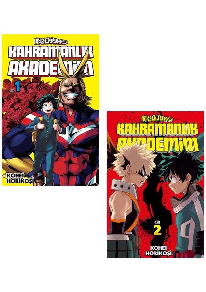 Kahramanlık Akademim 1-2. Ciltler Manga Seti - Kohei Horikoşi