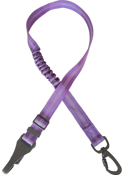 Orta Büyük Köpek Pet Güvenlik Halat Evcil Araba Emniyet Kemeri (Mor) (Yurt Dışından)