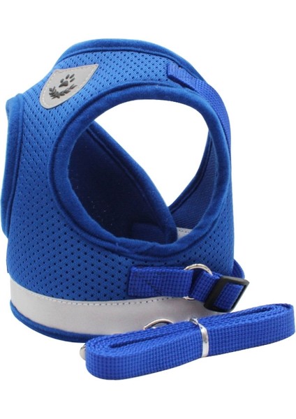 BL-844 Pet Göğüs Kayışları Yansıtıcı Nefes Alabilen Köpek Ipi, Boyut: S (Mavi) (Yurt Dışından)