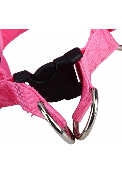 Çift Taraflı LED Işık Pet Kablo Demeti Naylon Kedi Köpek Göğüs Kayışı Tasma, Boyut: S (Kırmızı) (Yurt Dışından) fiyatları