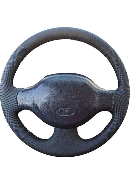 Dacia Logan 2003-2009 Tam Uyumlu Deri Direksiyon Kılıfı
