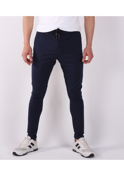 2 Iplik Paça Reşme Düz Erkek Eşofman ALTI-2215