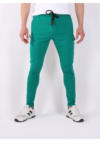 2 Iplik Paça Reşme Düz Erkek Eşofman ALTI-2215