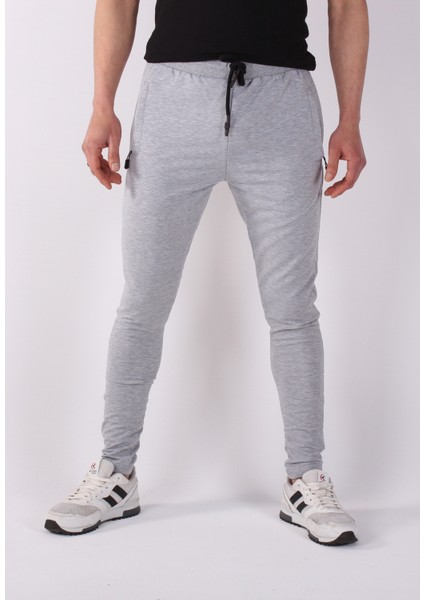 2 Iplik Paça Reşme Düz Erkek Eşofman ALTI-2215