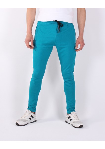 2 Iplik Paça Reşme Düz Erkek Eşofman ALTI-2215