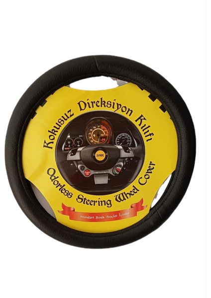 Geçmeli Direksiyon Kılıfı Siyah Renk