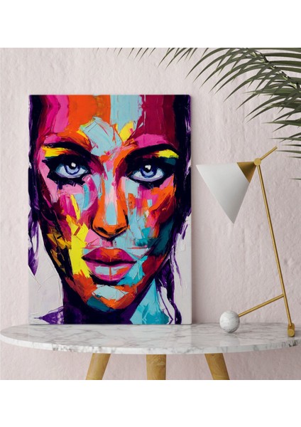 Gift Woman Art Tasarımlı Kanvas Tablo 30 x 50 cm - 13
