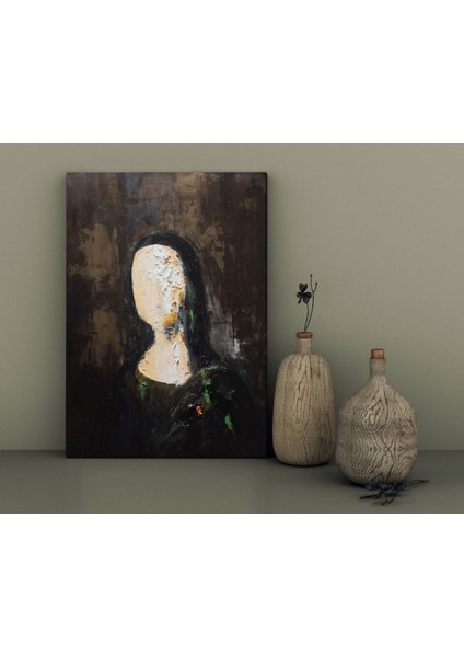 Home Mona Lisa Contemporary Tasarımlı Kanvas Tablo 30 x 50 cm - 1