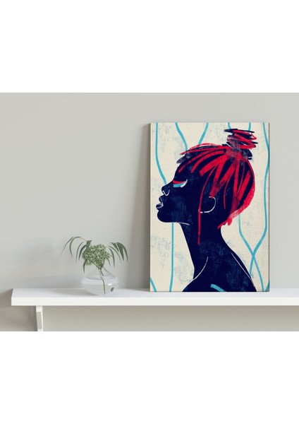 Home Color Of Woman Tasarımlı Kanvas Tablo 30 x 50 cm - 6