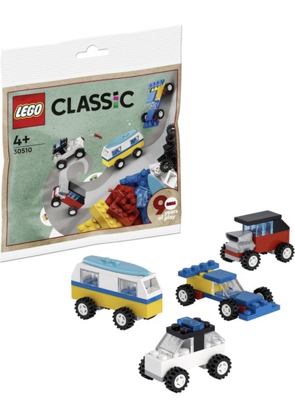 Classic 90. Yıl Özel Mini Arabalar Seti 30510 Polybag (71 Parça)