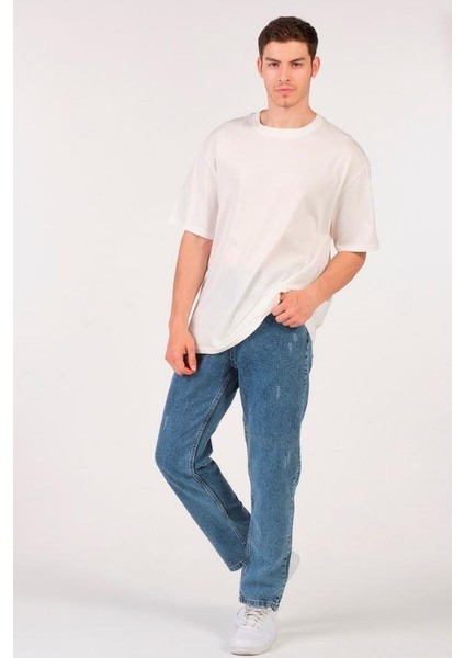 Unisex Oversize T-Shirt Non Fıctıon (Erkek -Kadın) Renk Ekru