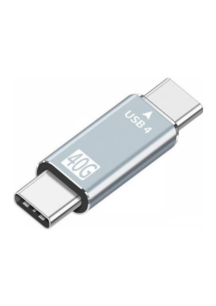 Polham 40GBPS Type-C To Type-C Çevirici Adaptör USB 4 Yüksek Hızda Veri Aktarım Kiti Type-C To Type