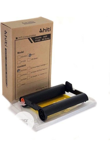 S420 Fotoğraf Kağıdı 50'lik 10X15CM Fotoğraf Kağıdı ve Ribbonu fiyatları