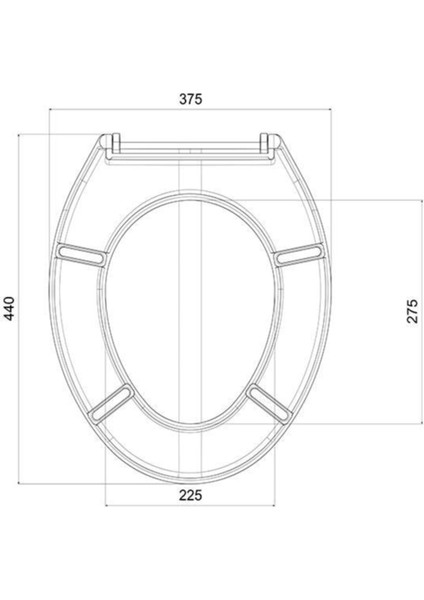 Klozet Kapağı Duroplast Menton