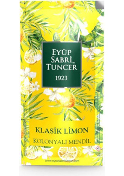 Est Kolonyalı Mendil Klasik Limon 5X10 cm 150 Li