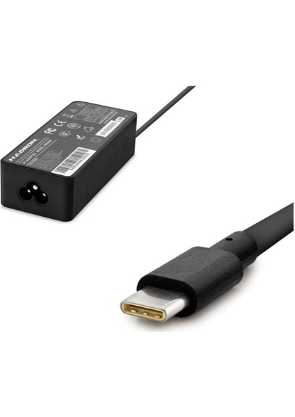 Type-C 65 Watt Adaptör 65 Watt Typec Adaptör Şarz Aleti 20 Volt 3.25 Amper