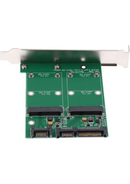 2 Port Msata Sata Çevirici 2 Li M-Sata Sata Kart Dual Msata Adaptör 2 Port Msata SSD Adaptör