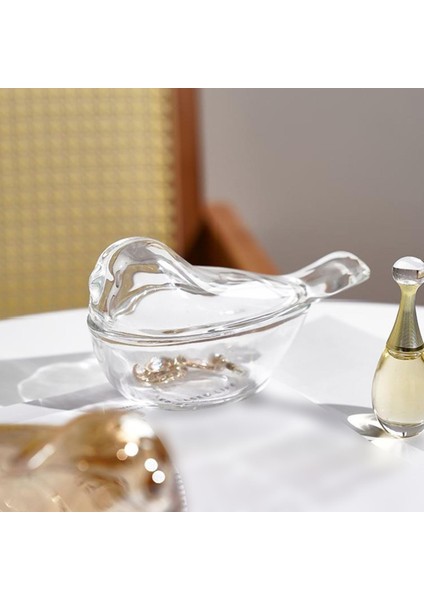 Kuş Şeklinde Mücevher Kutusu Süs Kılıf Yüzük Kolye Organizatör Takı Tutucu Temizle(Yurt Dışından) modelleri