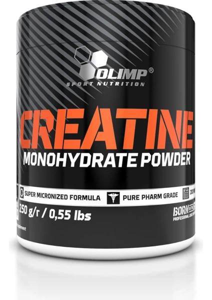 Creatine Monohydrate Powder 250 Gr Mikronize Kreatin Saf