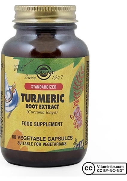 Turmeric Root Extract 60 Kapsül