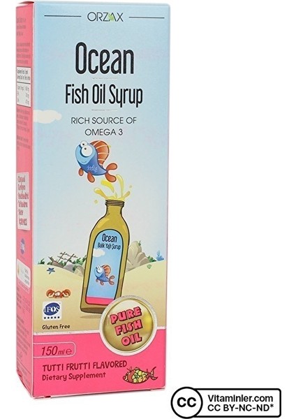 Ocean Balık Yağı Şurup 150 Ml