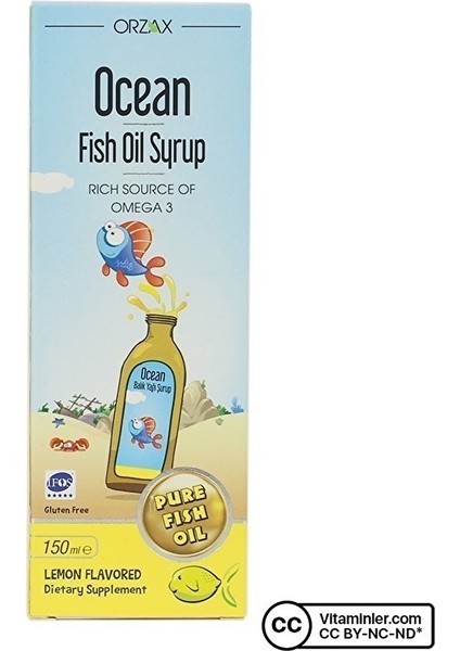 Ocean Balık Yağı Şurup 150 Ml