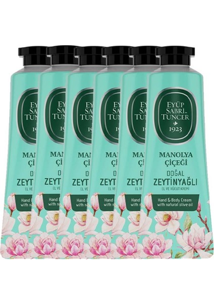 El ve Vücut Kremi Manolya Çiçeği 50 ml x 6