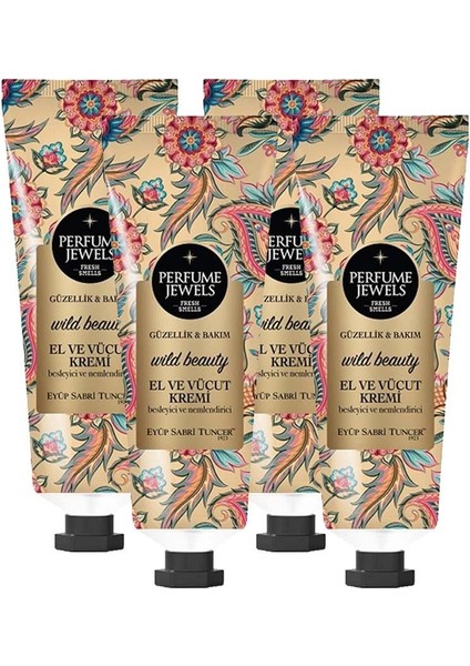 Perfume Jewels Wild Beauty El Kremi 50ML x 4