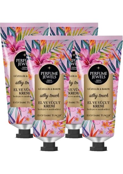 Pj El ve Vücut Kremi Sılky Touch 50 ml Tüpx 4