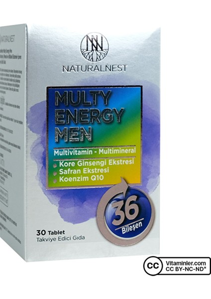 Multy Energy Men 30 Tablet
