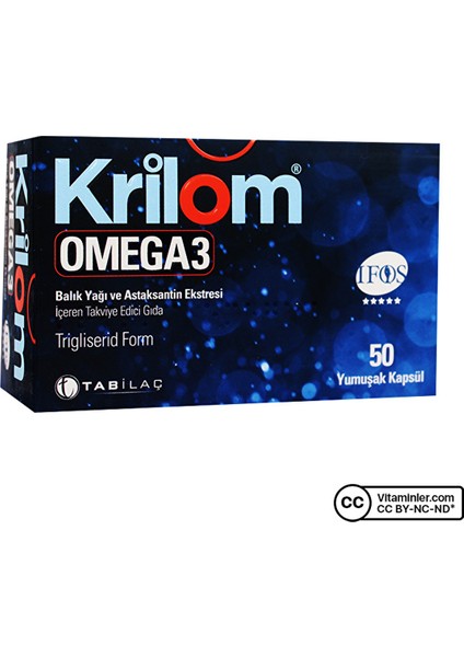 Krilom Omega 3 Astaksantin 50 Kapsül