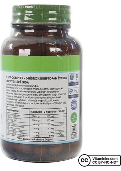 5 Htp Complex 62 Kapsül