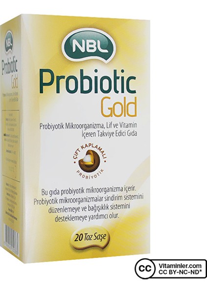 Nbl Probiotic Gold 20 Saşe